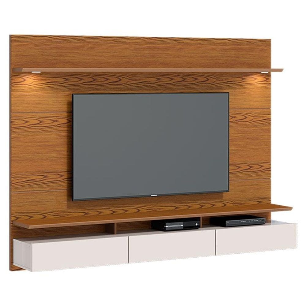 Painel para TV Home Suspenso Decore 1.8 Freijó Off White - Imcal