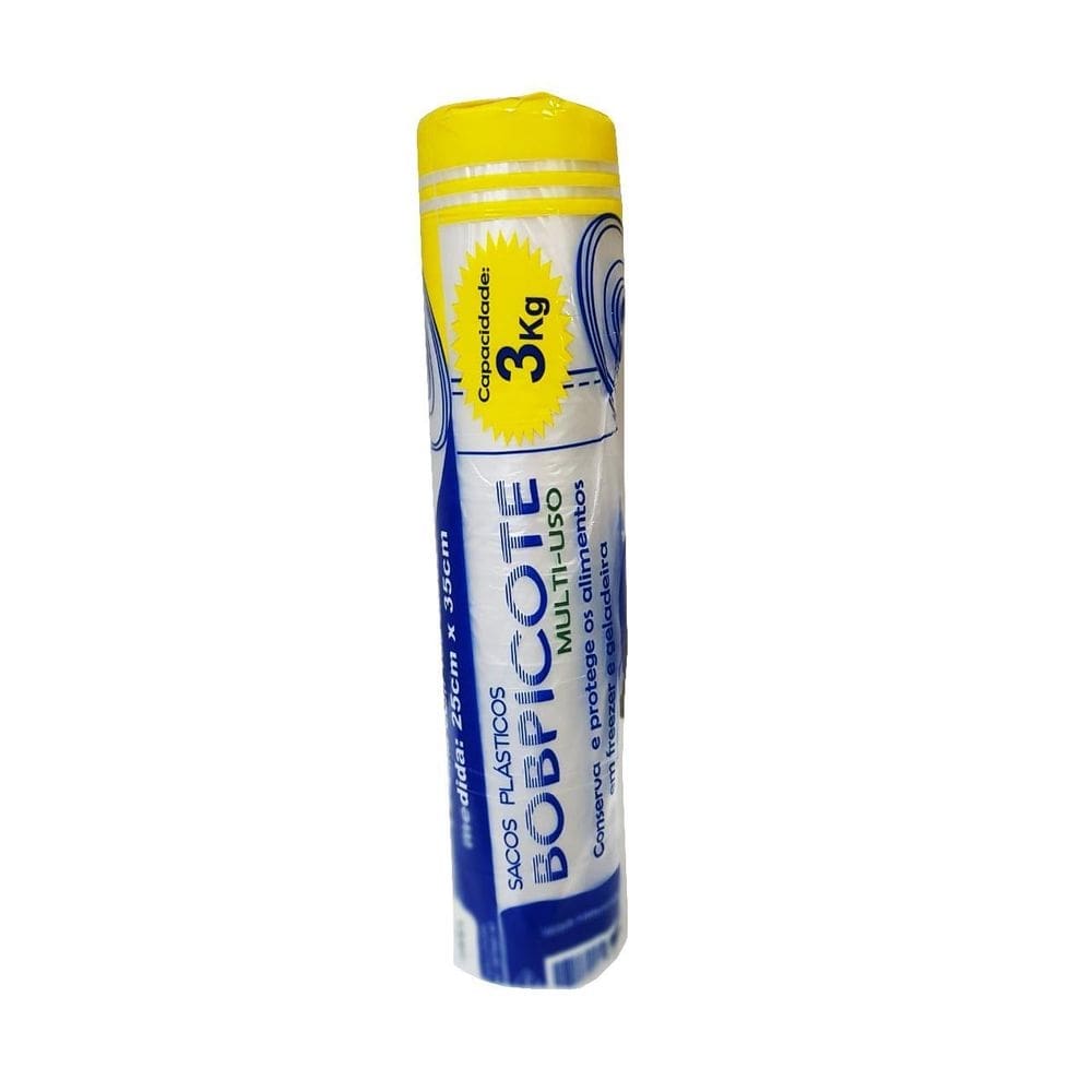 Bobina picotada para freezer 3kg 25x35cm 1pct c/100 sacos
