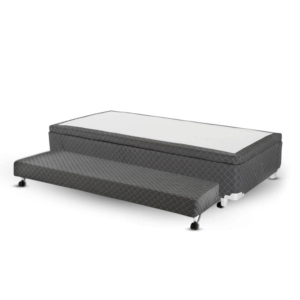 Cama Box SOLTEIRO Universal 3 Em 1 Cinza - Rajado088x188