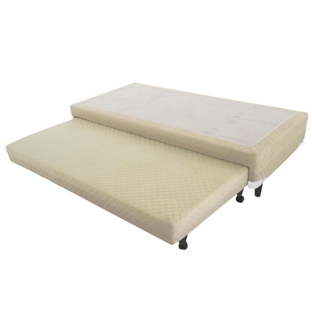 Cama Box SOLTEIRO Bicama Areia Rajado- 088x188
