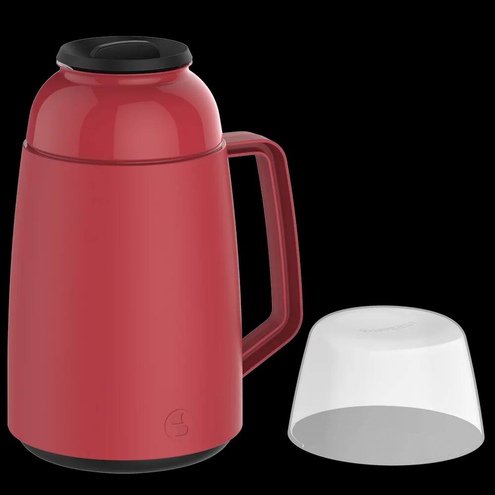 Garrafa Termica Lotus 500Ml Vermelha - Soprano