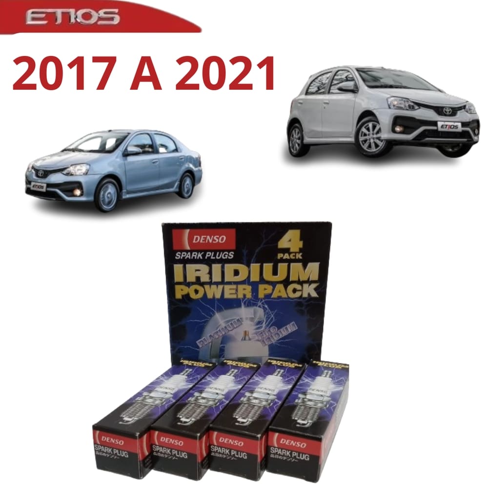 Jogo De Velas Para Ignição Etios 1.3 16v 2016 2017 2018