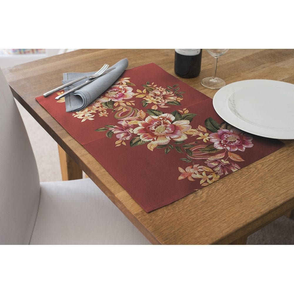 Jogo Americano Retangular 4 Lugares - Mesa Posta G00089