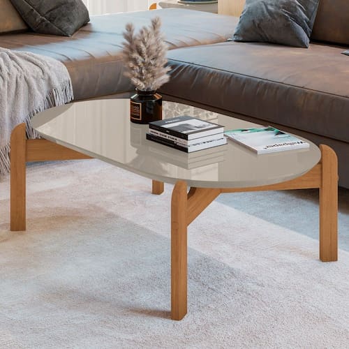 imagem-Mesa de Centro Lizz Oblonga Off White/Cedro - Casa D - Bege