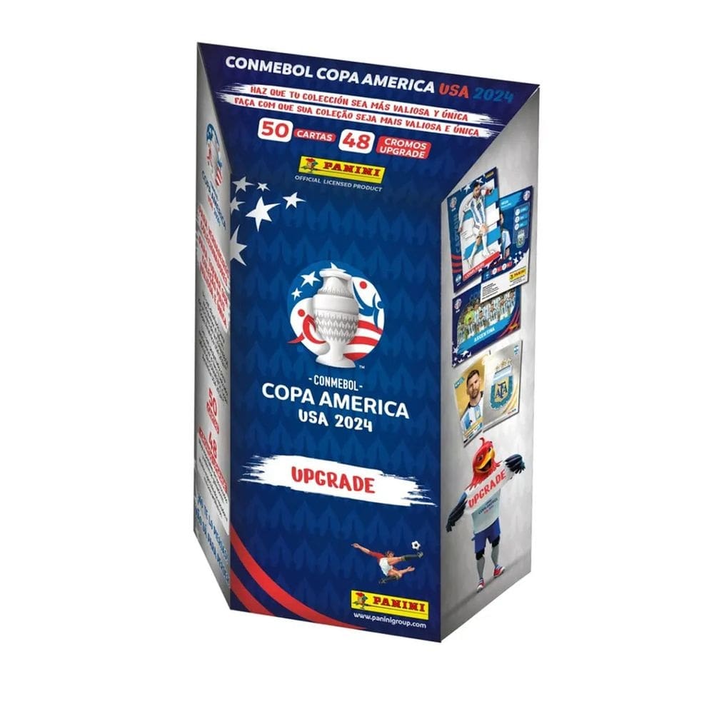 Upgrade - Conmebol Copa America Usa 2024 - 48 Figurinhas + 50 Cards