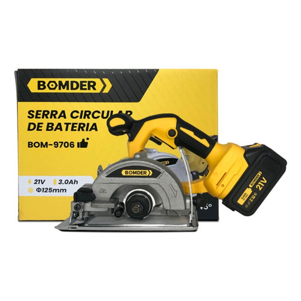 Serra Circular Kit 3 Laminas 4 Angulo Ajustavel 21v