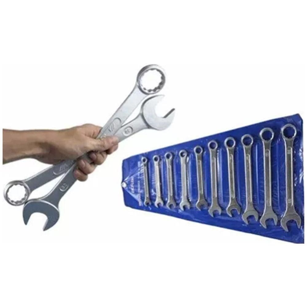 Kit 12 Peças Chaves Combinadas