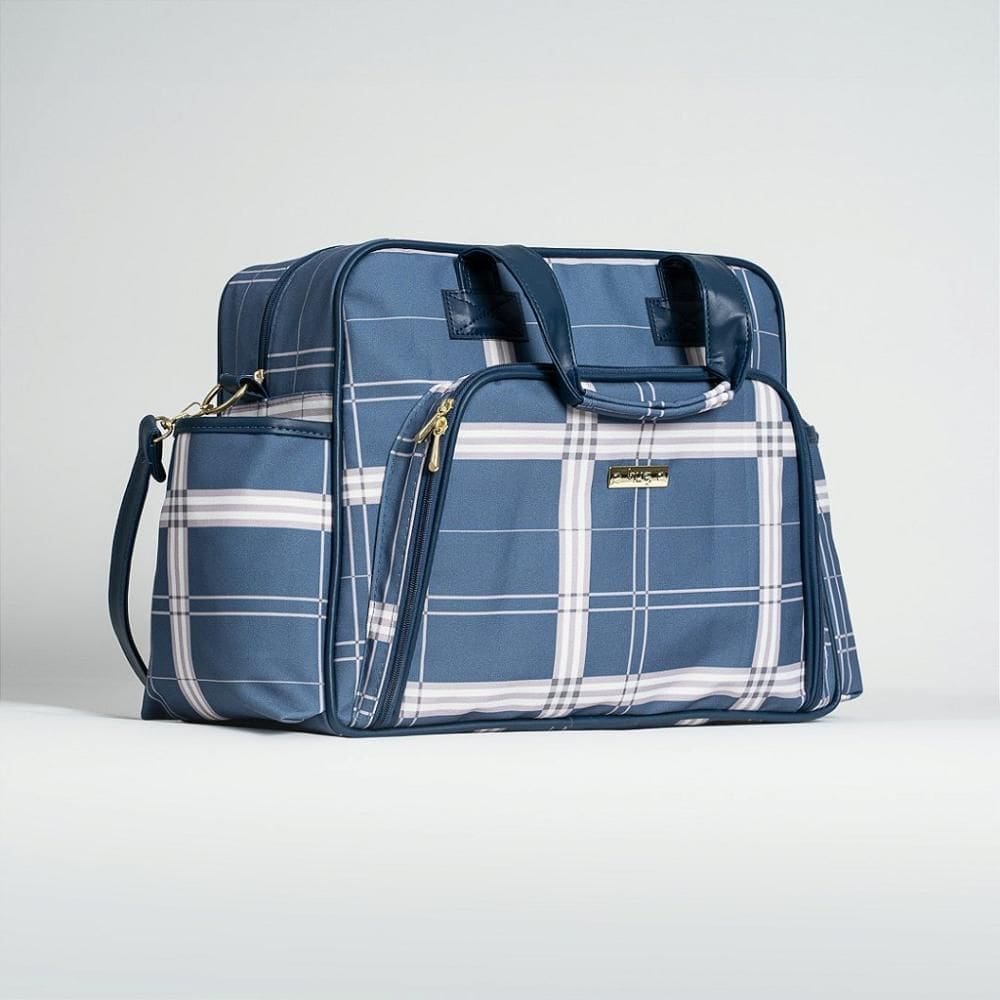 Bolsa de Maternidade Hug Grande Noruega Azul