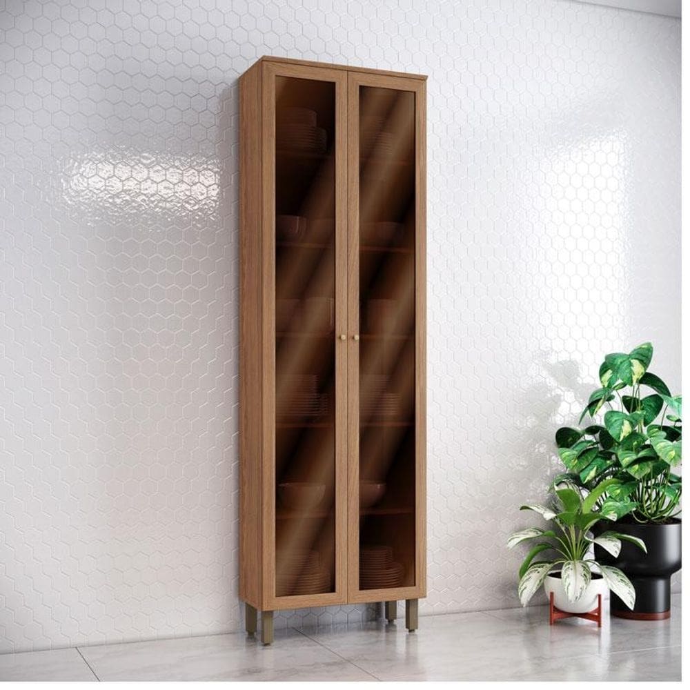 Cristaleira 2 Portas Ambiente Requinte Nature - Henn