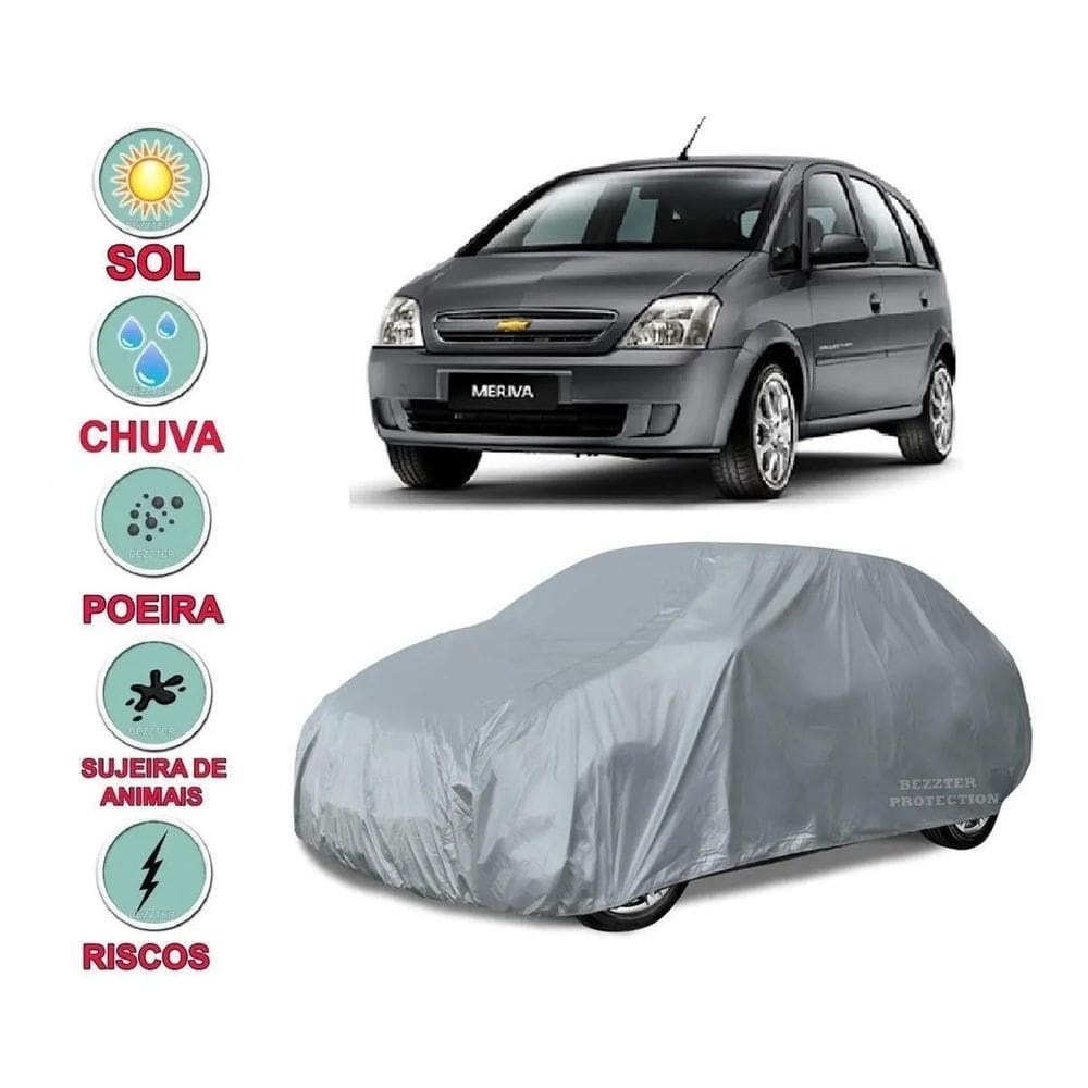 Capa cobrir carro meriva impermeável proteção bezzter