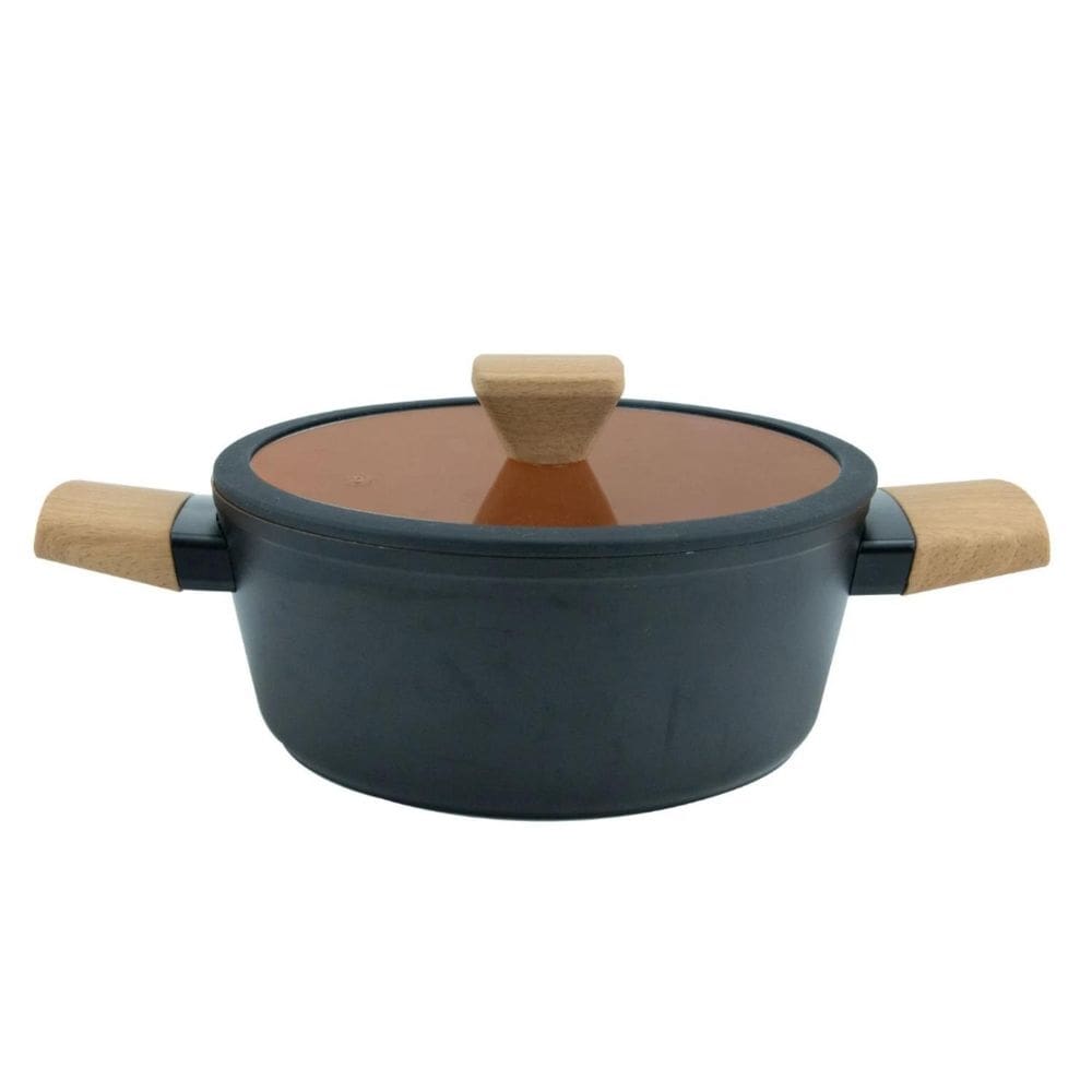 Panela Caçarola Norma Indução Antiaderente Ceramico 24Cm