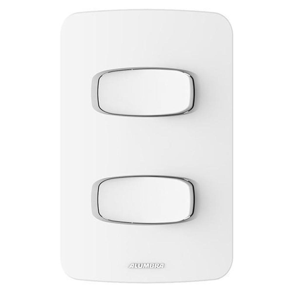 Conjunto 1 simples + 1 interruptor - alumbra gracia