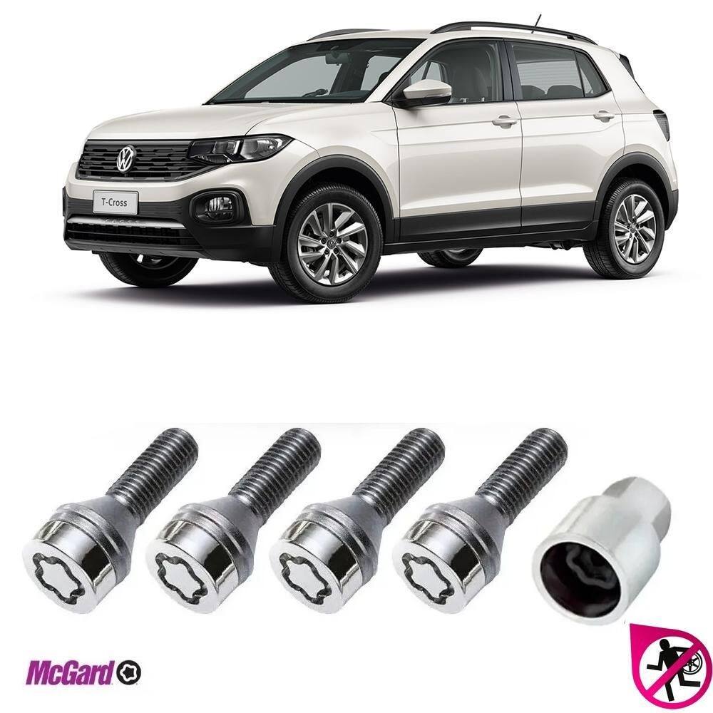 Kit parafuso trava antifurto roda vw t-cross