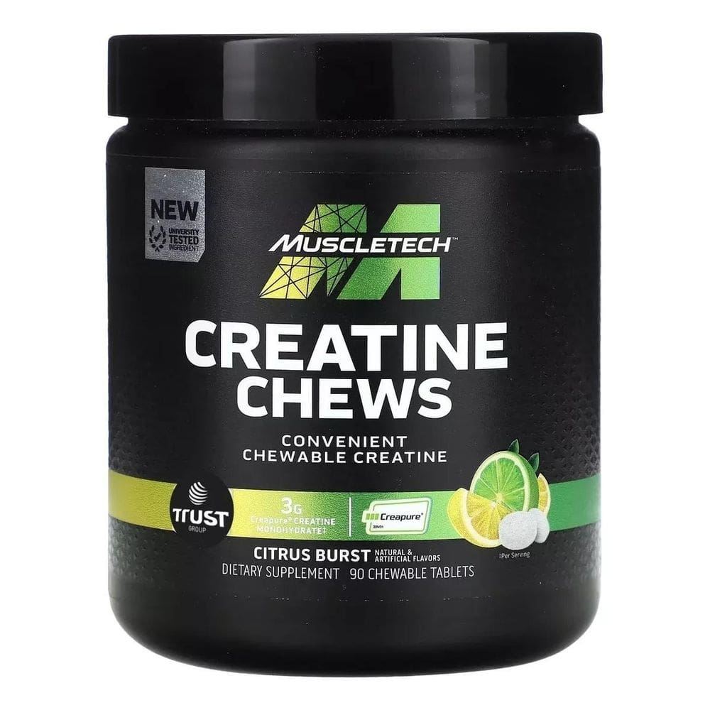 Creatina Chews Creapure Muscletech 90 Tablets 700G