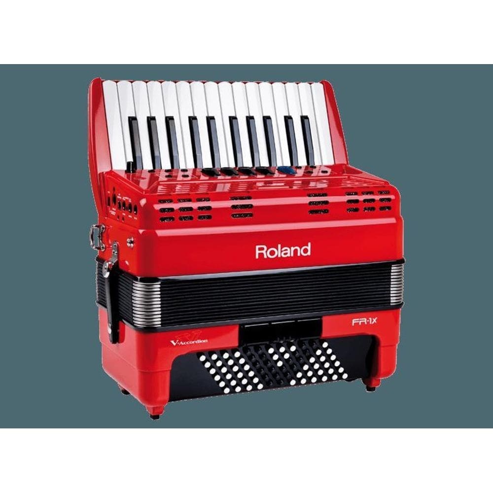 Acordeon Roland Fr-1X-Rd 26 Teclas Red Com Bag