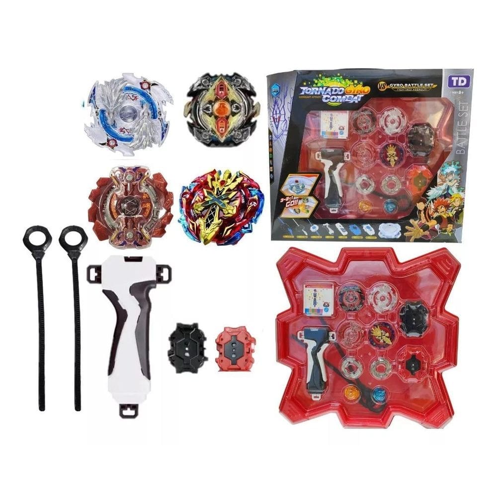 Arena beyblade storm gyro 2 beyblade 2 lançador 4troca novo