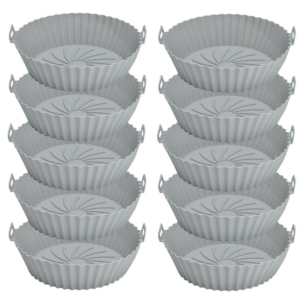 Protetor silicone fritadeira redonda 10 unid.  20cm x 7cm