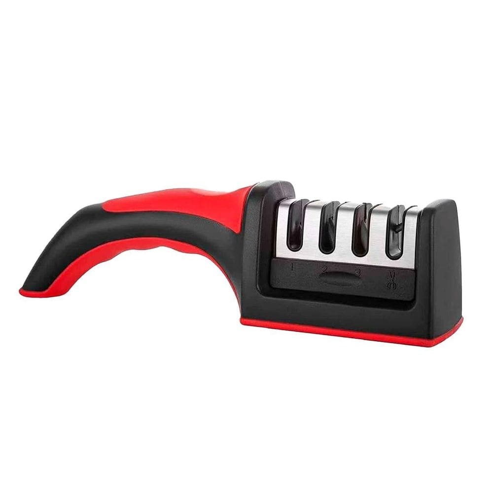 Amolador afiador de faca profissional com 4 afiadores inox