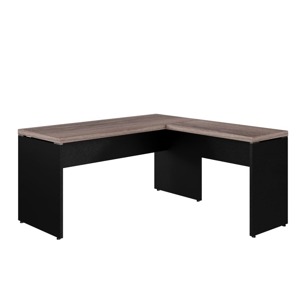 Mesa para Escritório em L Web40 1,20 x 1,50 - Malaga/Preto