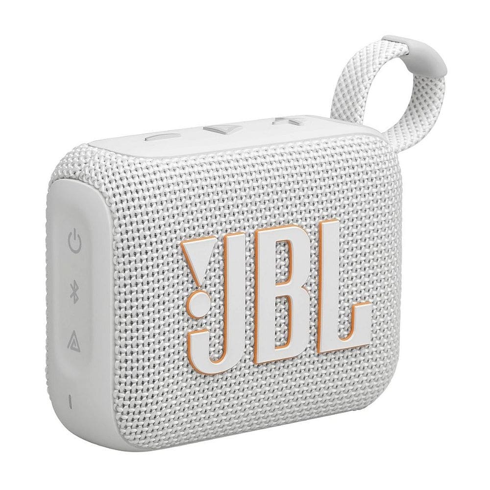 Caixa De Som JBL Go 4, Bluetooth, 4.2W RMS, IP67 á Prova D`água, Branco
