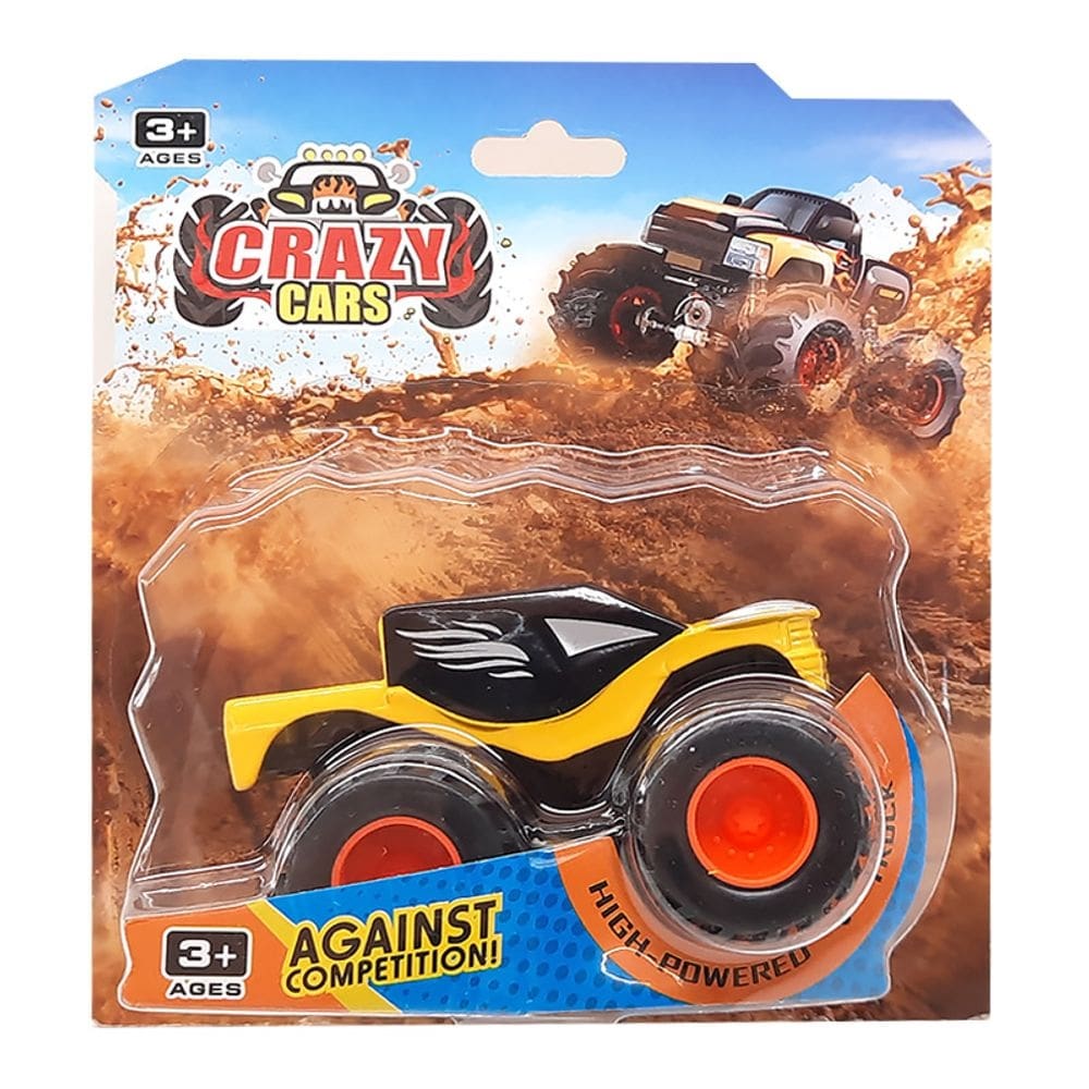 Monster Truck Crazy Cars Amarelo e Preto RL071-3 - Dorémi