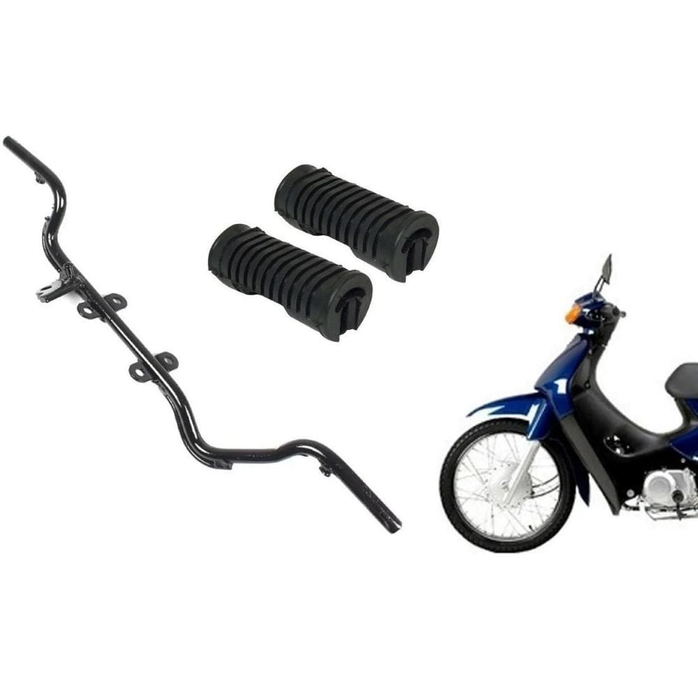 Pedal de apoio dianteiro estribo biz 100 dream 1992 a 2005