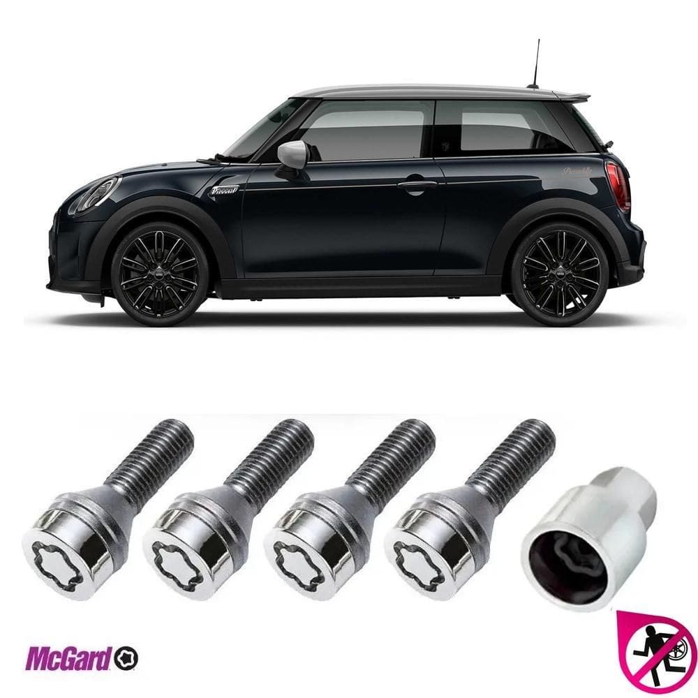 Kit parafuso antifurto roda mini cooper 2009 a 2023
