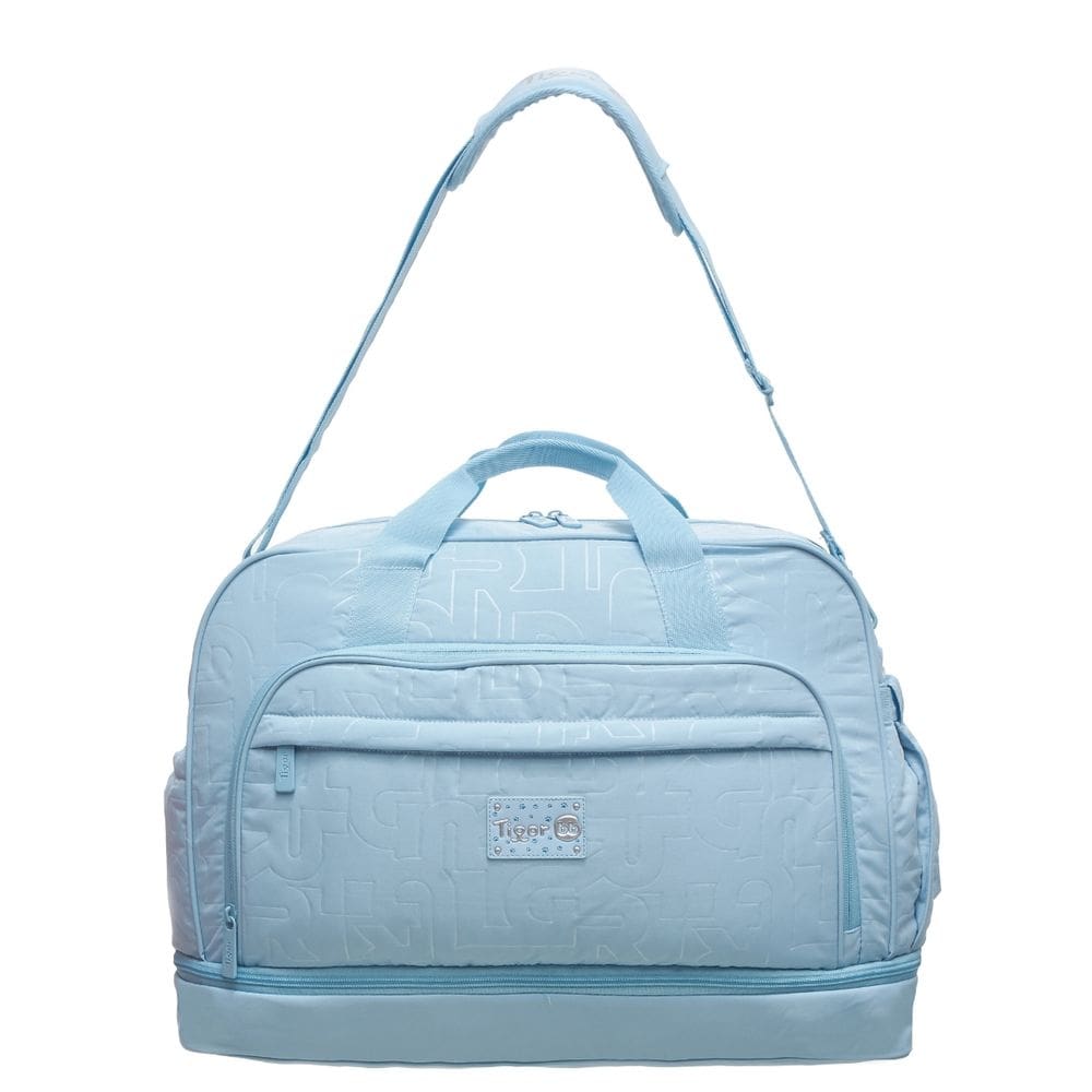 Mala Bolsa Maternidade Bebê Menino Tamanho Grande Cor Azul Tigor BB Tigre Reforçada Impermeável
