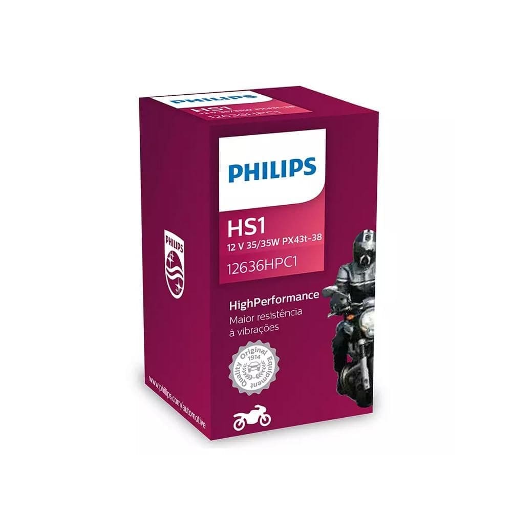 Lâmpada HS1 Philips High Performance Halógena 35W 12V