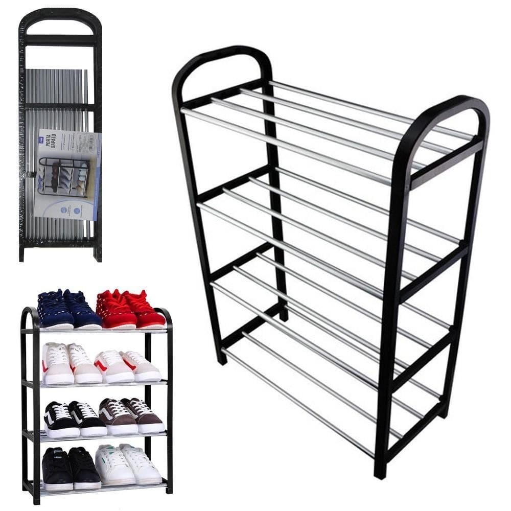Organizador / sapateira desmontavel plastico / metal 4