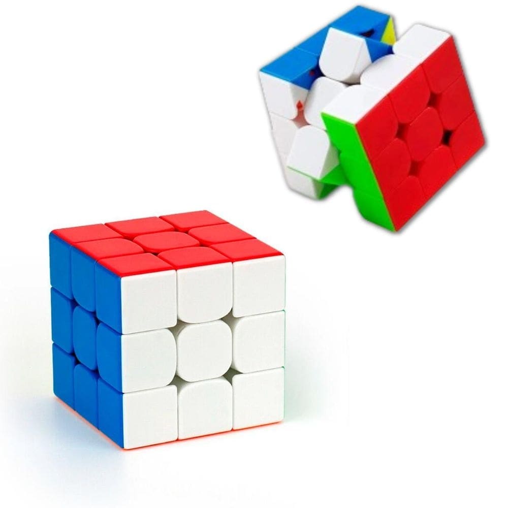 Cubo mágico tradicional interativo 3x3cm veloz e preciso