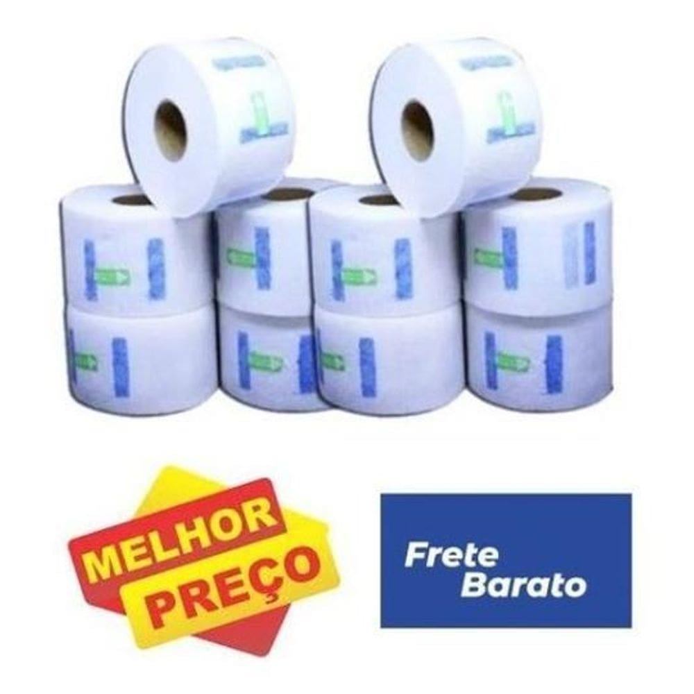 10 rolos gola higienica barbearia gola pescoço higienica