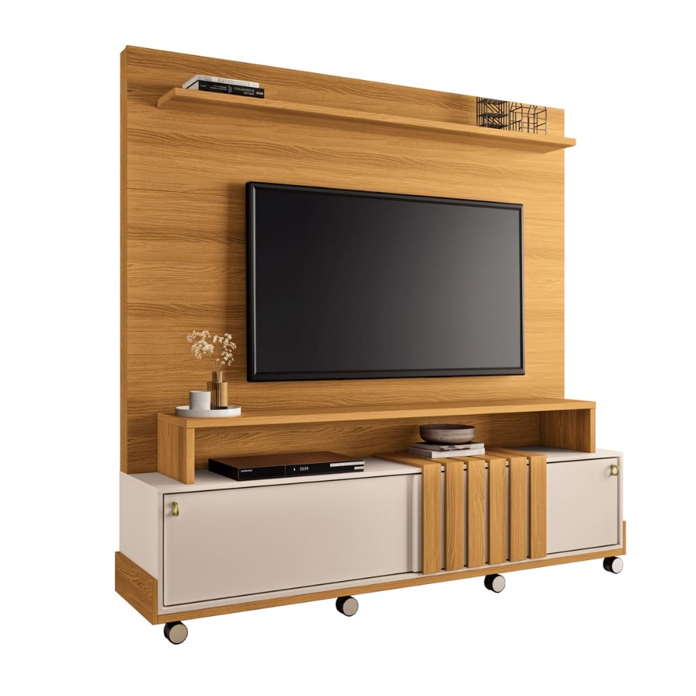 Home para TV até 65” HB Bold 4 Compartimentos 4290 Cinamomo Off White