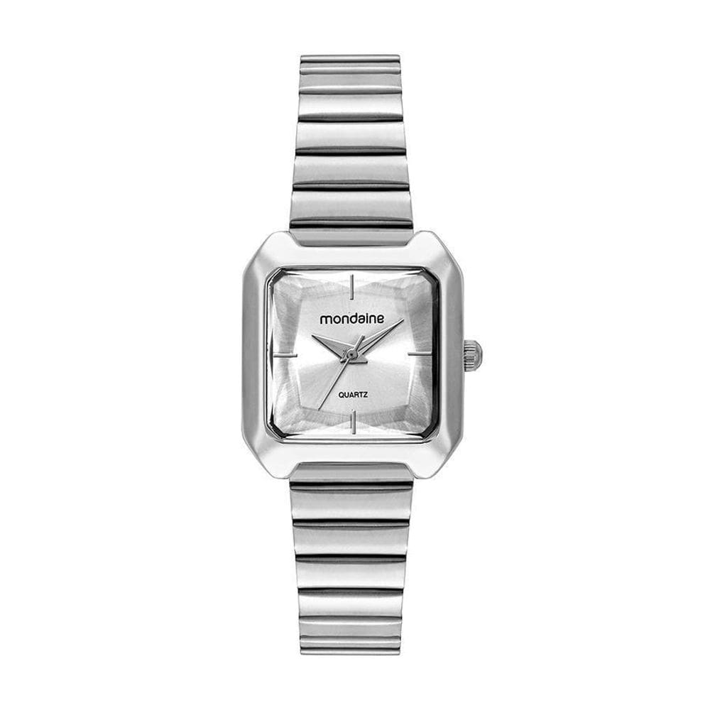Relógio mondaine feminino prateado - aço, 25x24mm