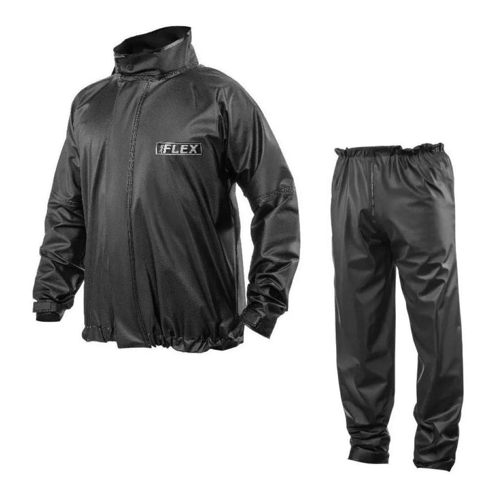 Capa de chuva delta flex jaqueta calça pvc impermeavel - gg