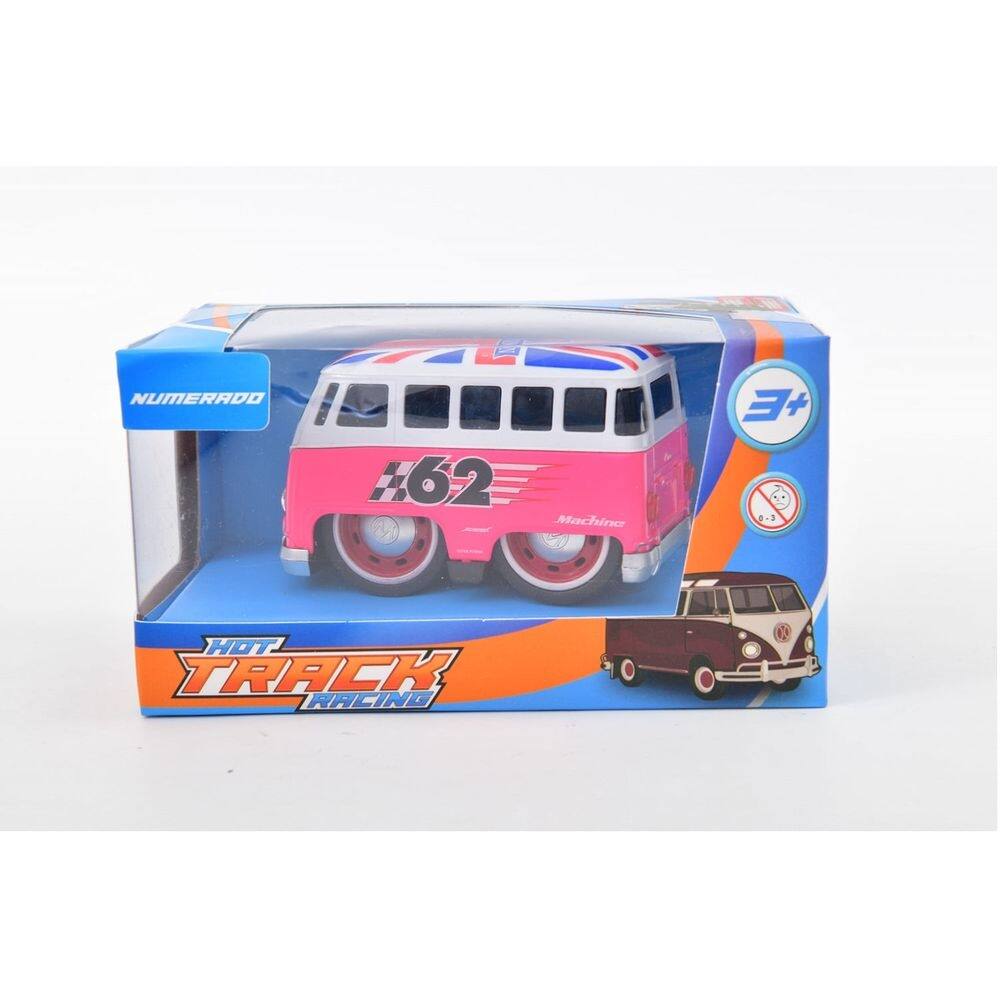 Carrinho - Kombi Tunado racing - Rosa TERRACO