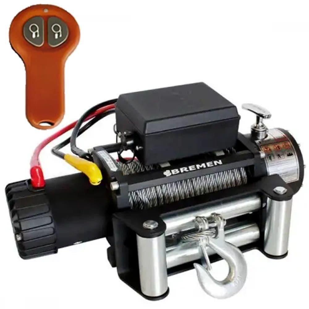 Guincho Elétrico 5 TON e Controle Remoto 12V Sem Fio BREMEN