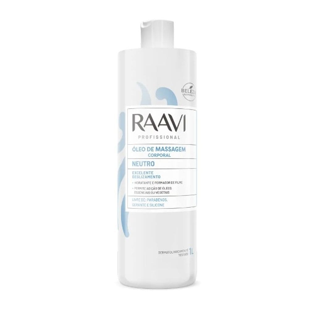 Oleo De Massagem Corporal Neutro Raavi 500Ml