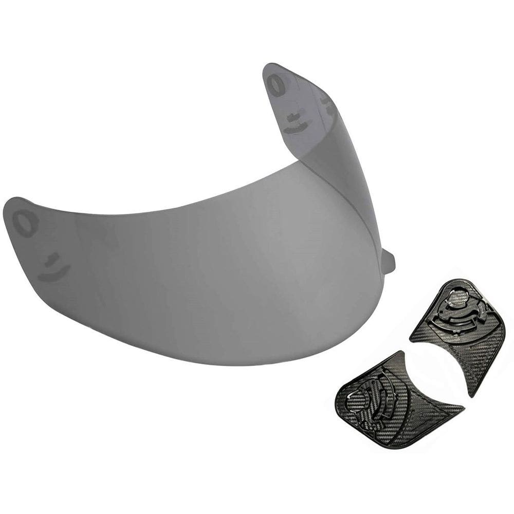Kit reparo fixação + viseira fumê capacete ebf eox new spark