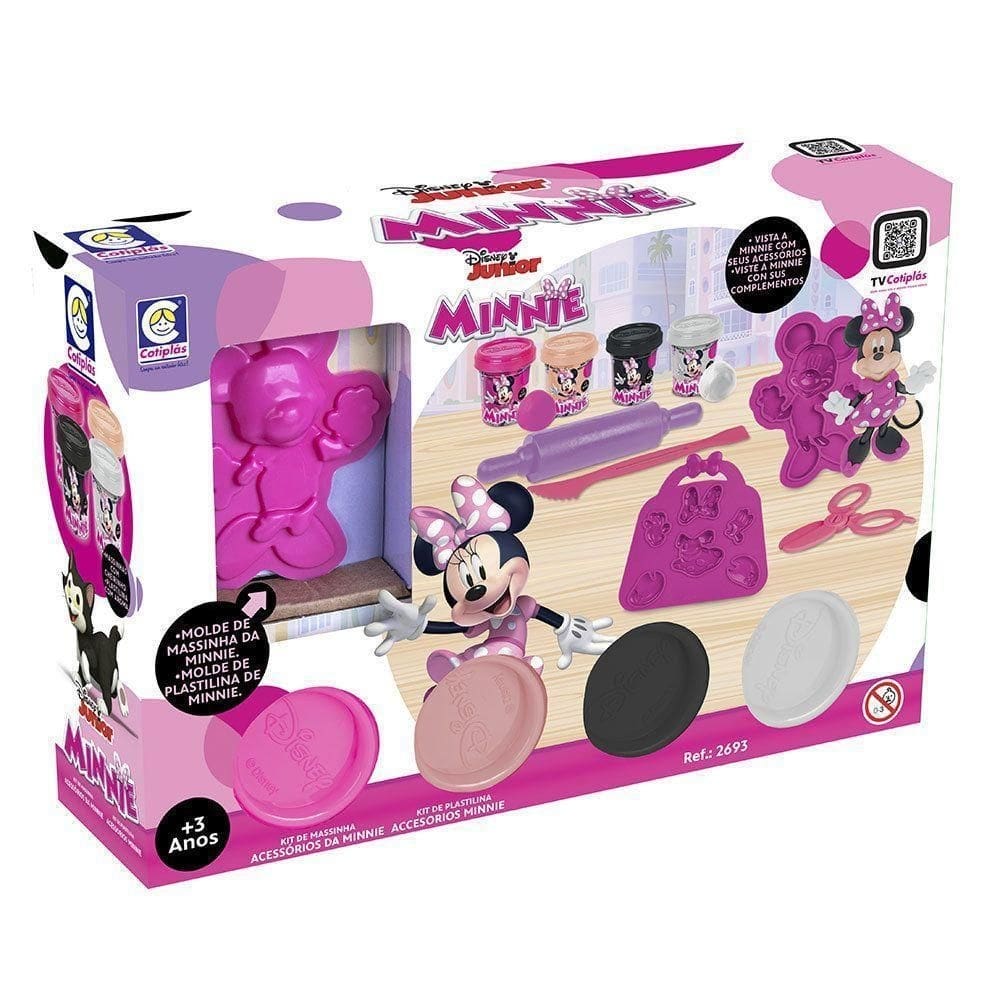 Kit De Massinhas De Modelar Da Minnie Disney - Cotiplás