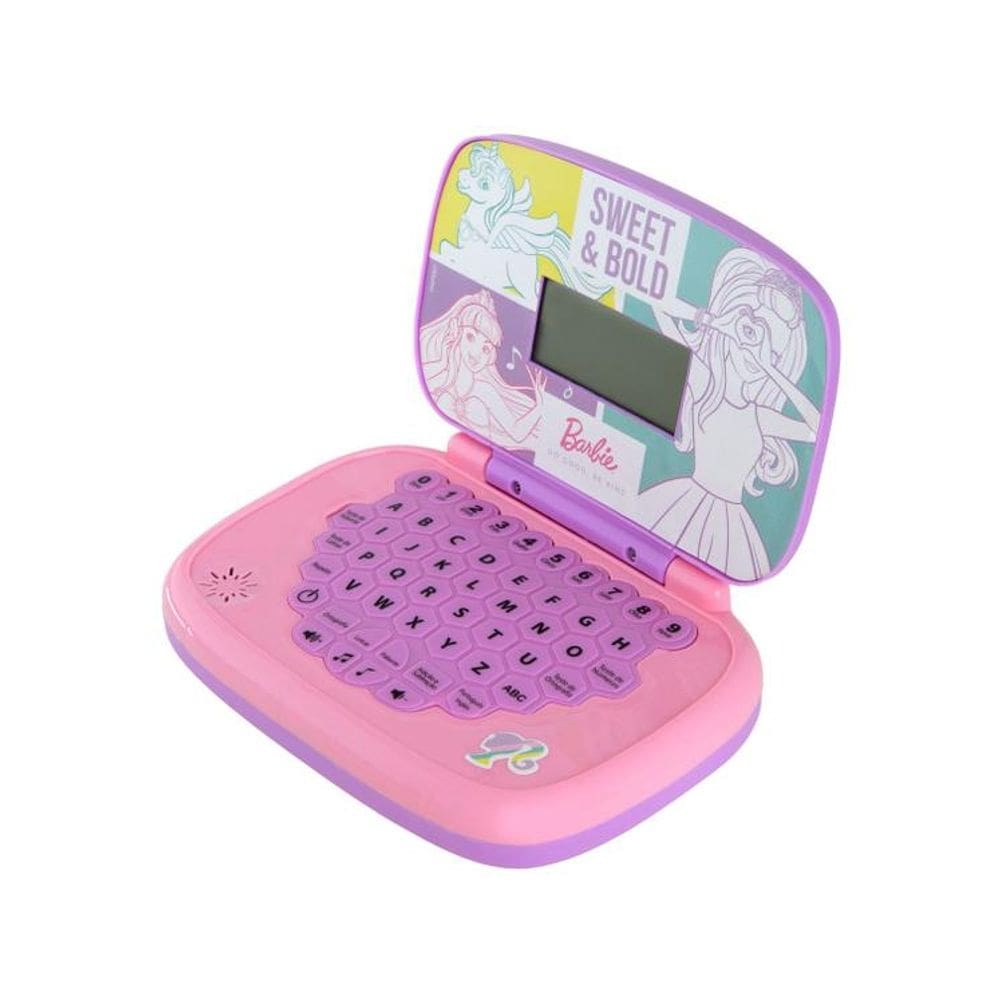 Laptop Bilingue Musical - Educativo - Pedagógico -Barbie