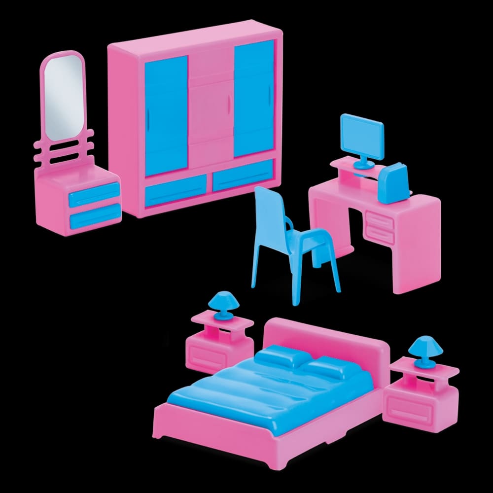 Brinquedo infantil casinha - Casa quartinho com moveis