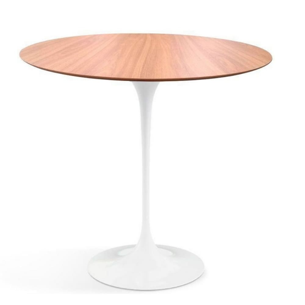 Mesa Lateral Tulipa Saarinen Redonda 51 cm - Freijó
