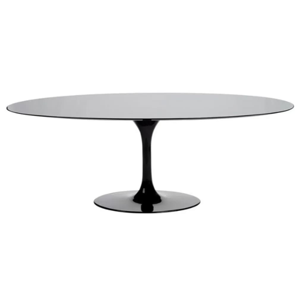 Mesa de Jantar Tulipa Saarinen Oval 160x90 cm Laqueado