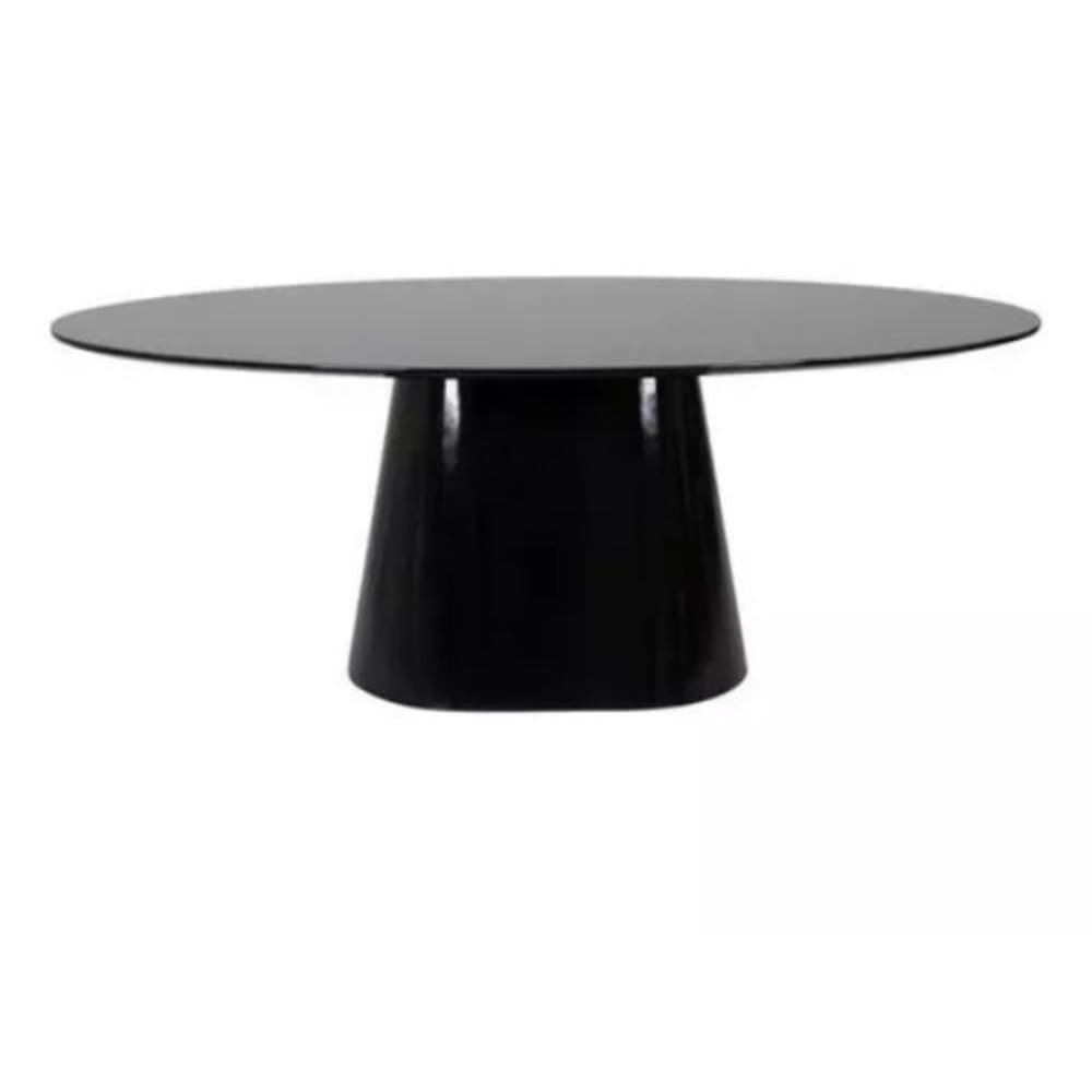 Mesa de Jantar Cone Oval 180x100 cm Laqueada