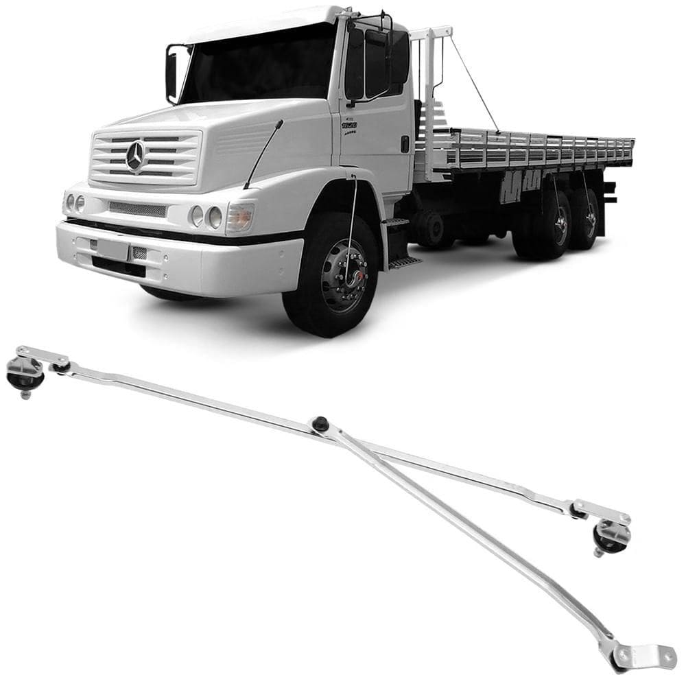 Kit Mecanismo Limpador MB L1418 L1620 L2638 Dianteiro