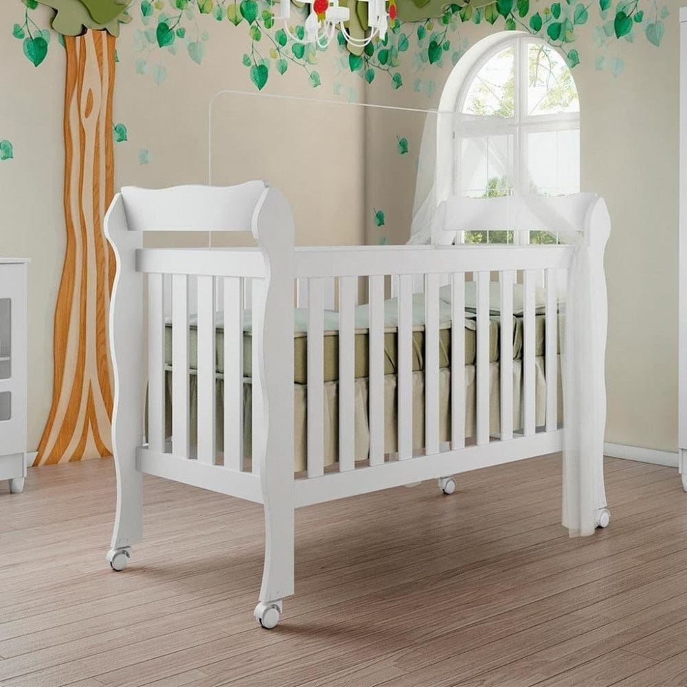 Berço Mini Cama Lila Carolina Baby