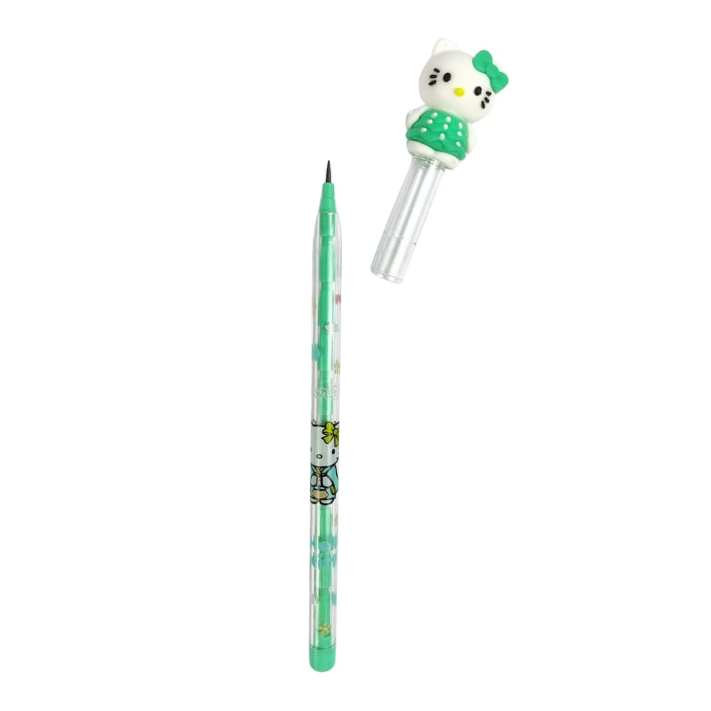 Lapiseira Troca a Ponta da Hello Kitty Decorada Divertida Kwaii (Unidade)