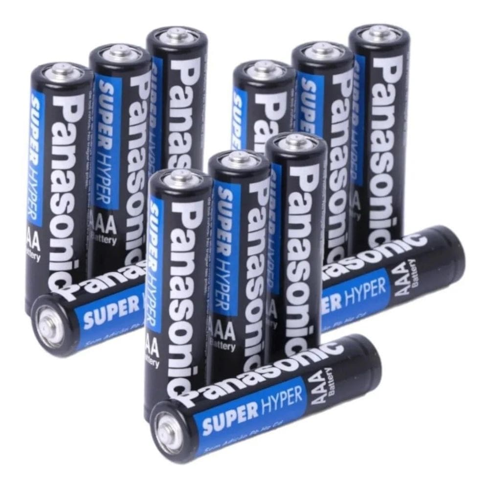 Pilha palito aaa 12un + aa 12un panasonic comum  kit