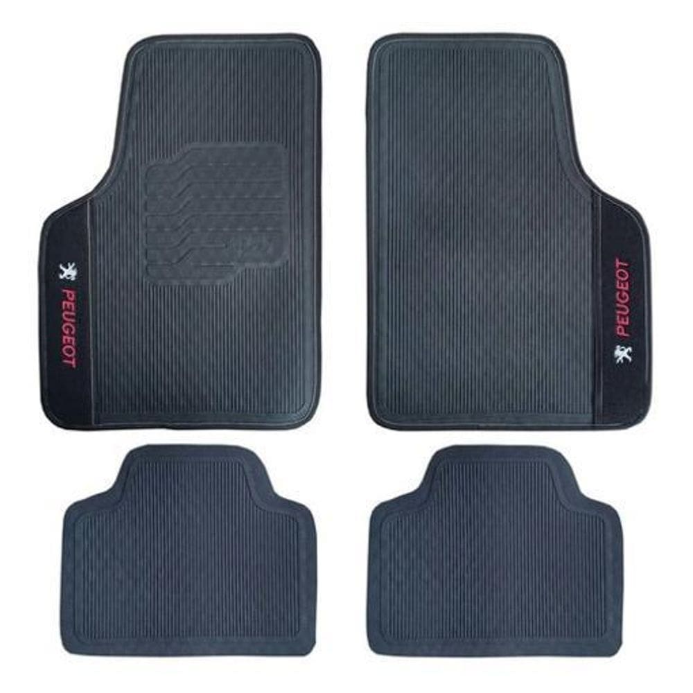 Tapete borracha peugeot 207 208 307 hoggar bordado